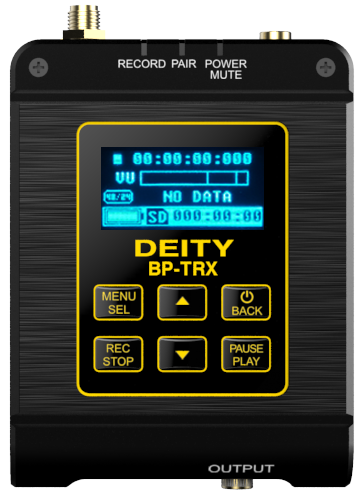 Deity BP-TRX Connect Deluxe del código de tiempo Kit Inalámbrico Lavalier Sistema Micrófono Mic 