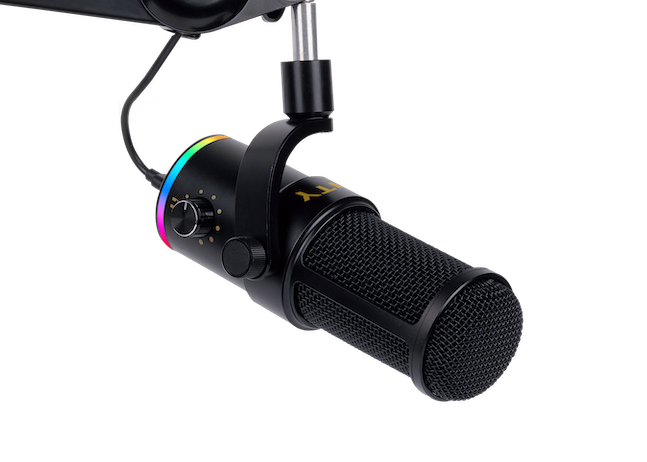 Deity VO-7U Kit Black USB Microphone for Recording, Streaming, Gaming, Podcasting on PC, Condenser Mic with RGB Ring Supercardioid, No-Late 並行輸入品