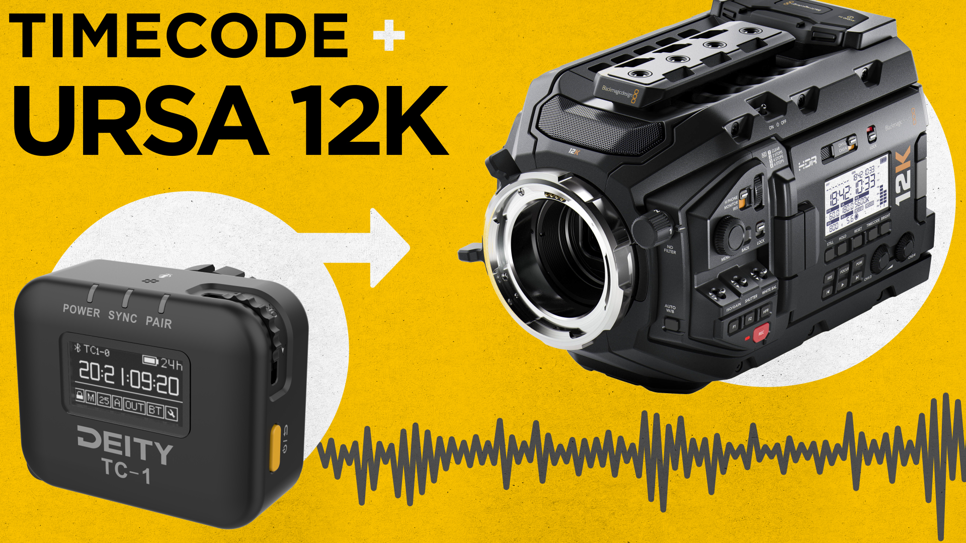 How To Set Up Timecode On Your Blackmagic Ursa 12K