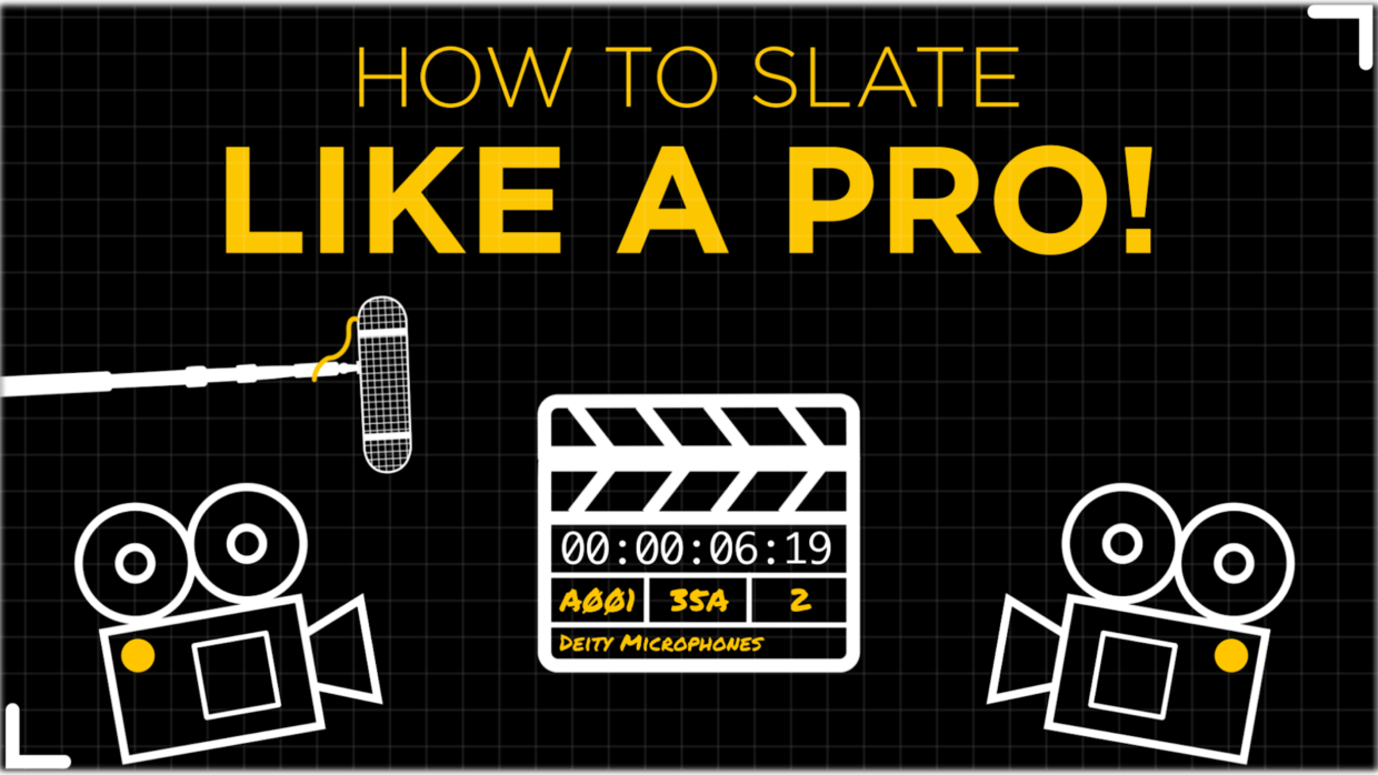 how to slate like a pro using the Deity TC-SL1 timecode slate.
