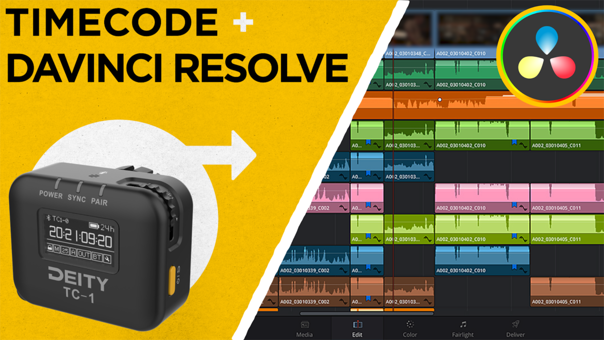 Davinici Resolve and Deity TC-1