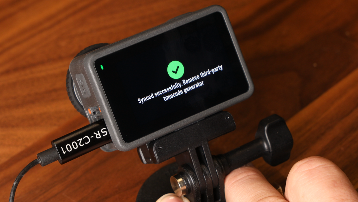 How to set up timecode on your Osmo Action 3 - Deity Microphones