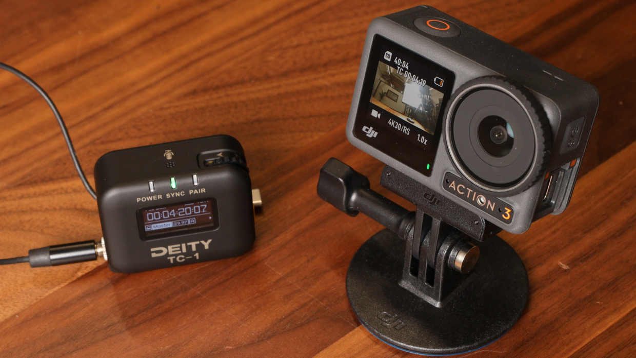 How to set up timecode on your Osmo Action 3 - Deity Microphones