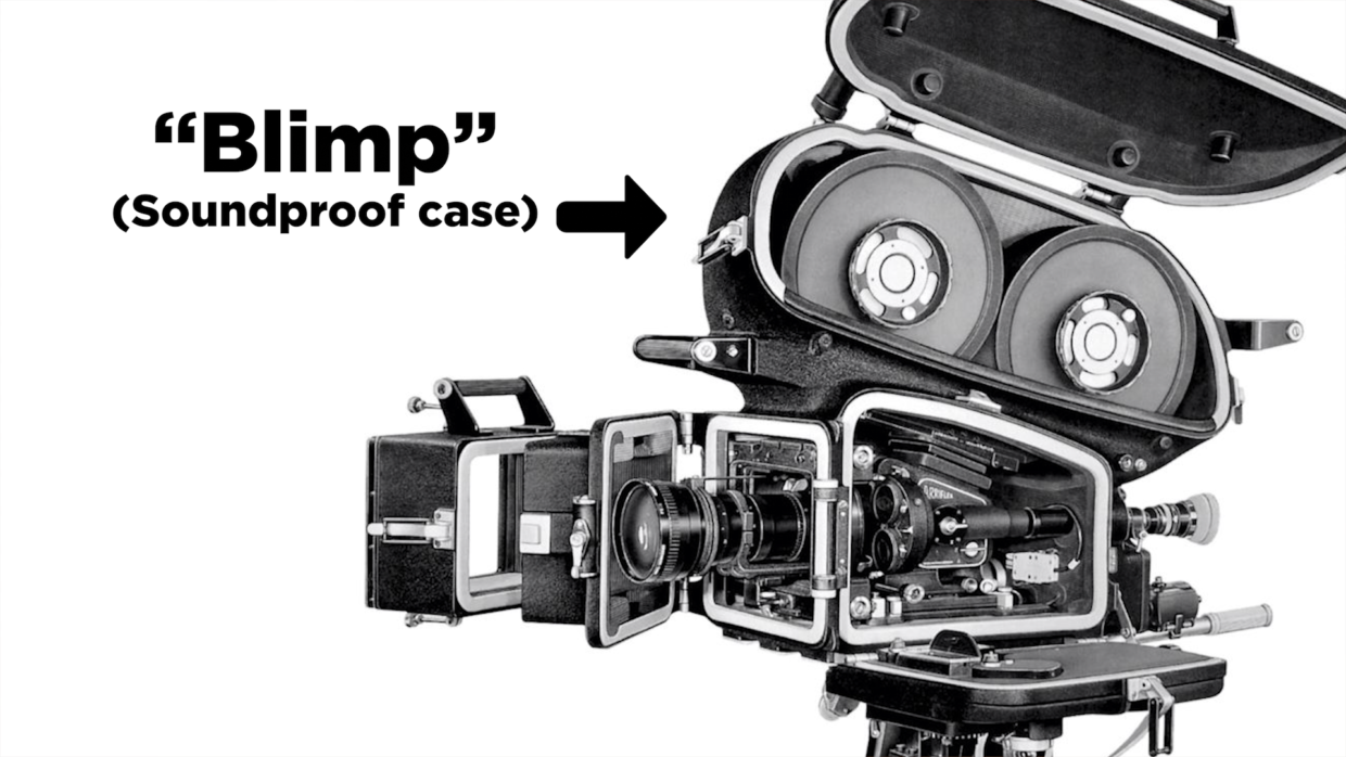 film camera blimp. Film camera soundproof case