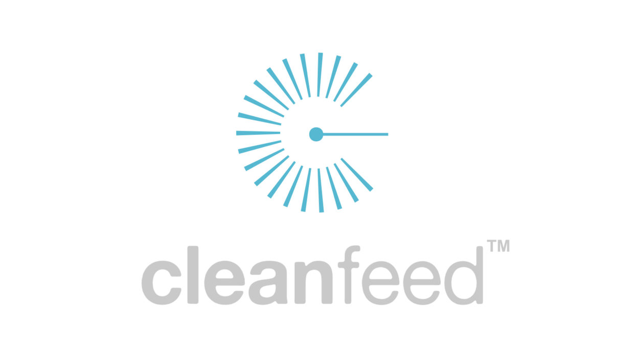 Cleanfeed logo. Remote podcasting software