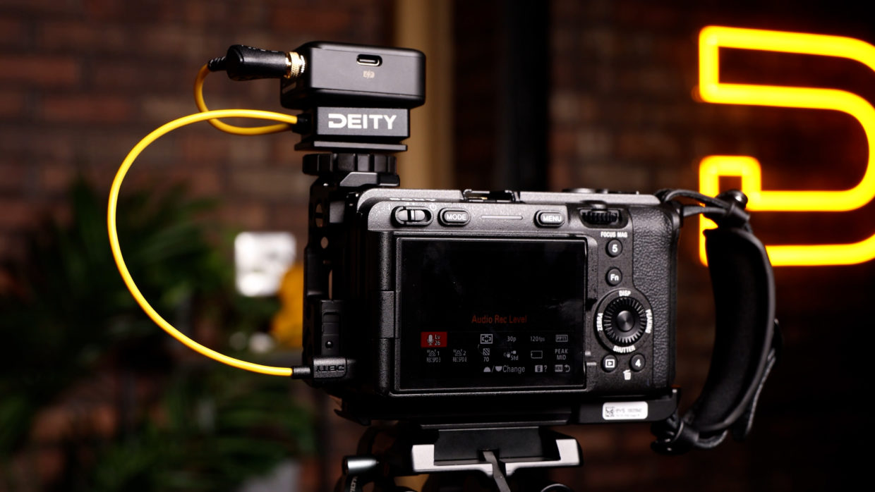 Sony FX3 and FX30 and Deity TC-1