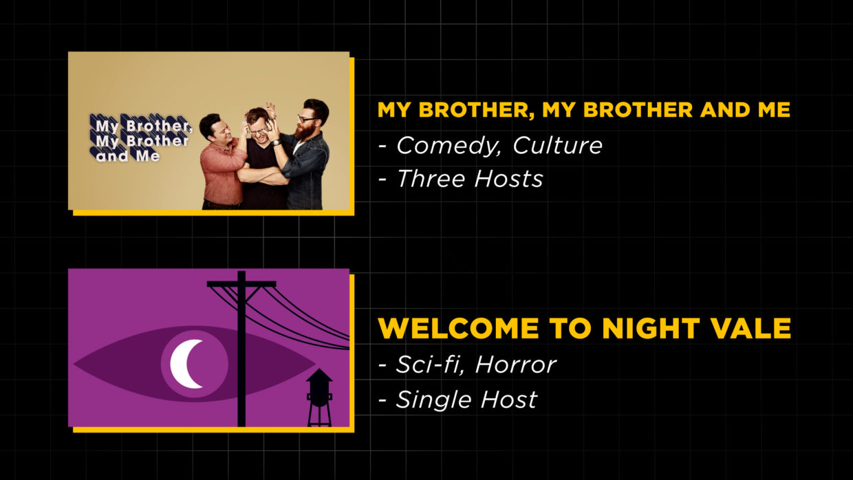 my brother, my brother and me. Welcome to night vale