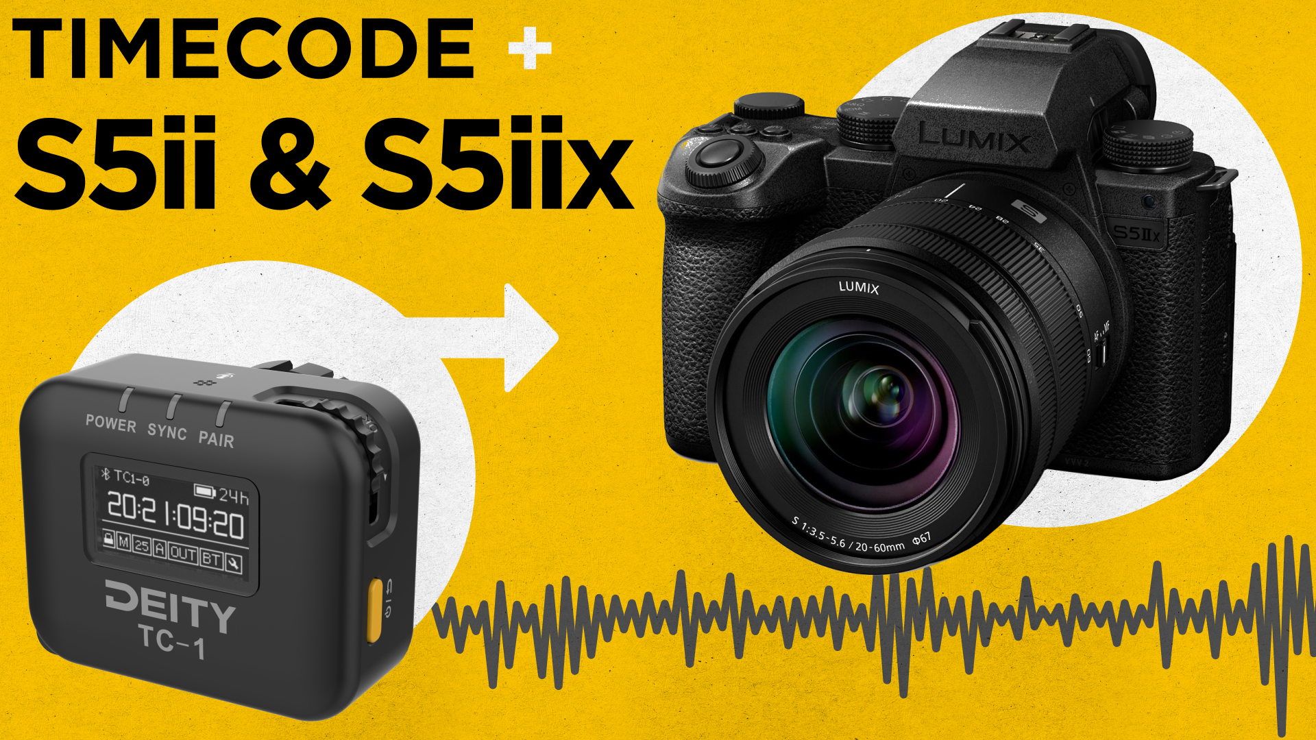 How To Set Up Timecode On The Panasonic S5, S5ii, & S5iix
