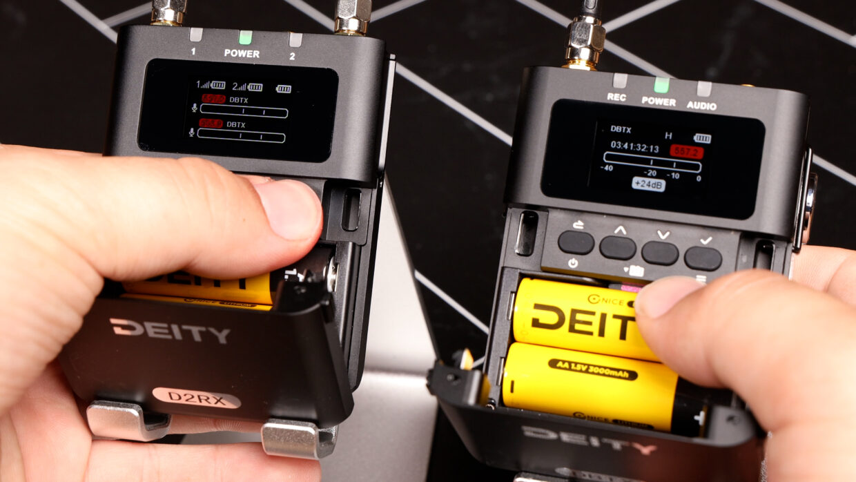 Deity THEOS UHF transmitter and receiver paired