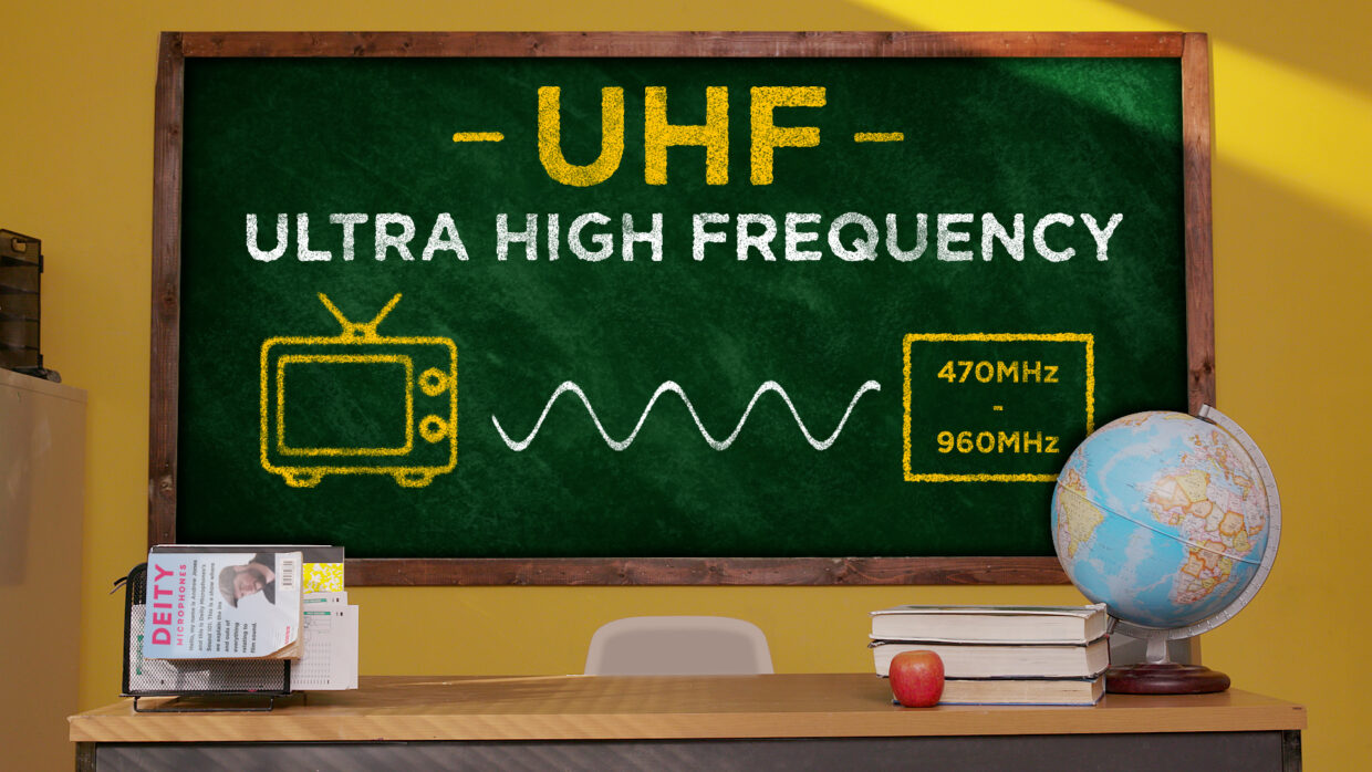 UHF definition using Deity THEOS wireless