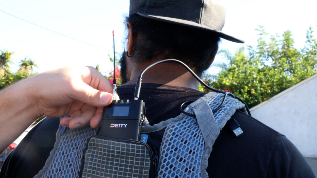 Setting Deity Theos up as wireless IFB. How to set up your UHF antenna