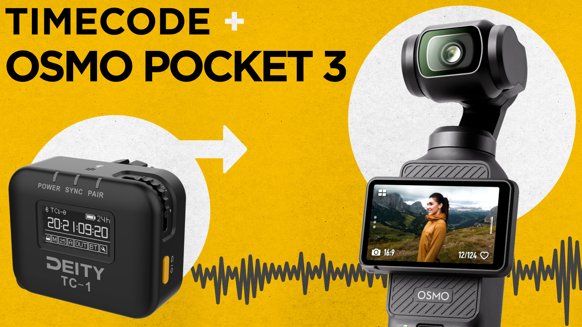 How to set up timecode on your DJI Osmo Pocket 3 - Deity Microphones