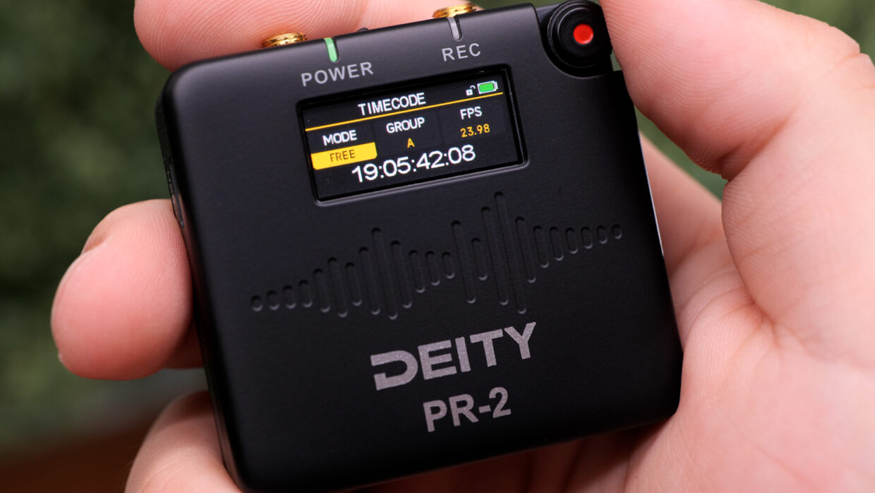 Deity PR-2 timecode menu