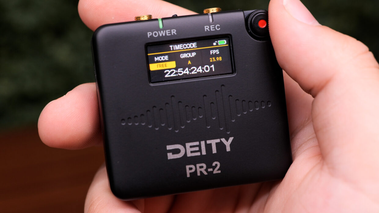 Deity PR-2 timecode menu