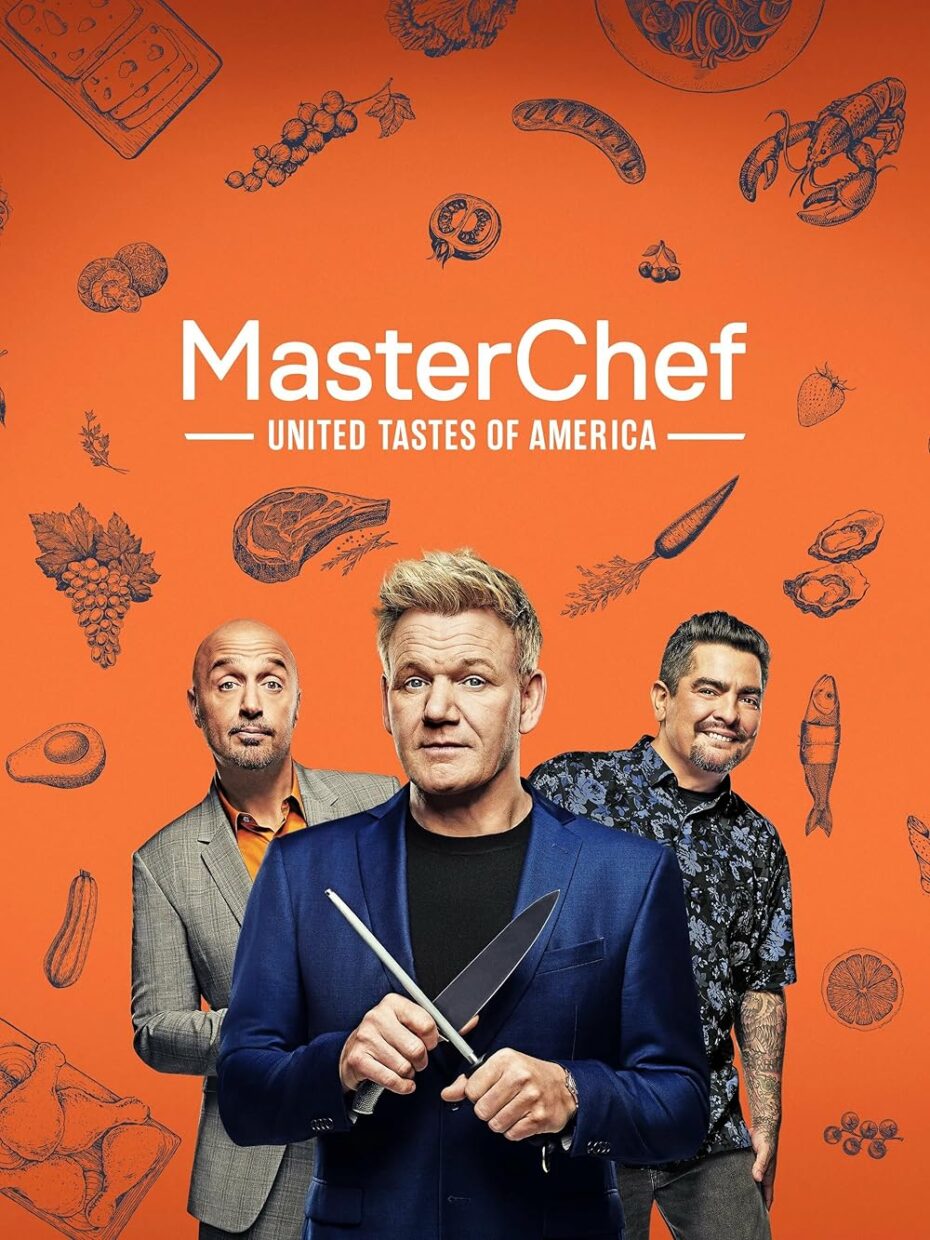 TV show poster for masterchef. Uses Deity Timecode on the reality show.