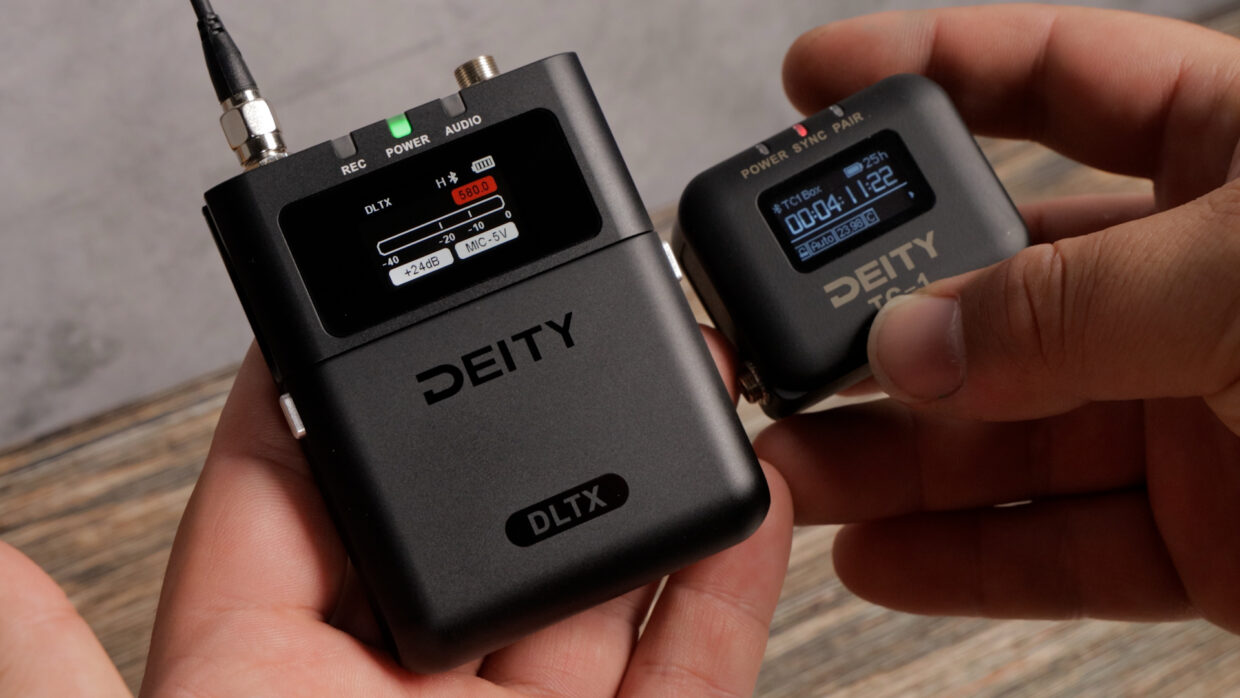 Deity DLTX timecode syncing with a Deity TC-1